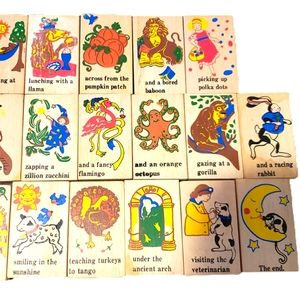 Montessori Rhyme & Reason wooden blocks pictures